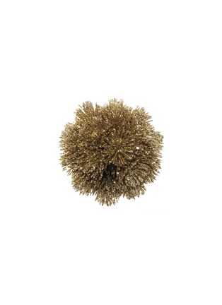 Main View - Click To Enlarge - SHISHI - Glitter fur ball ornament – Gold