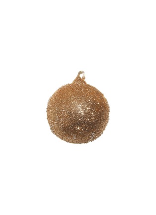 Main View - Click To Enlarge - SHISHI - Iced Glitter Glass Ball Ornament - Champagne