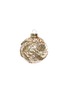 Main View - Click To Enlarge - SHISHI - Bead Embellish Glitter Luster Glass Ball Ornament – Gold / Clear