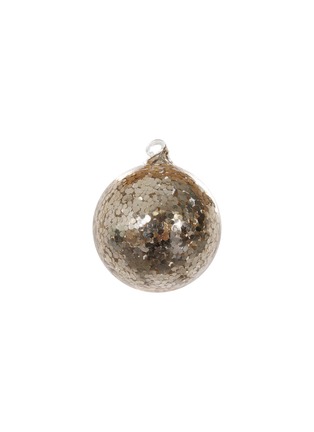 Main View - Click To Enlarge - SHISHI - Sequin glass ball ornament – Gold