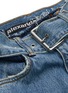  - ALEXANDER WANG - Belted paper bag waist vintage mid indigo jeans