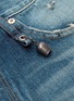  - FDMTL - Distressed Patchwork Raw Edge Denim Jeans
