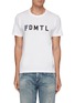Main View - Click To Enlarge - FDMTL - Sashiko logo embroidered patch T-shirt