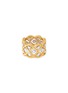 Main View - Click To Enlarge - BUCCELLATI - 'Étoilée' diamond yellow gold lattice ring