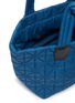 Detail View - Click To Enlarge - VEECOLLECTIVE - Vee Tote' Geometric Panel Recycled Nylon Small Tote