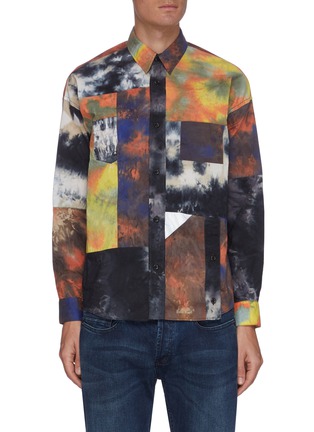 Main View - Click To Enlarge - FDMTL - Tie Dye Patchwork Shirt