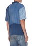 Back View - Click To Enlarge - FDMTL - Mixed Denim Patchwork Button-down Shirt