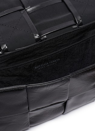 Detail View - Click To Enlarge - BOTTEGA VENETA - 'Portatutto Mini' Intrecciato Leather Crossbody Bag
