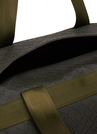 Detail View - Click To Enlarge - BOTTEGA VENETA - V Motif Rubber Duffle Bag