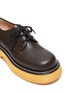 Detail View - Click To Enlarge - BOTTEGA VENETA - Platform Tread Sole Leather Derby Shoes