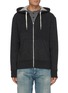 Main View - Click To Enlarge - RAG & BONE - 'Venture' cashmere zip up hoodie