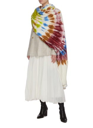 Figure View - Click To Enlarge - GABRIELA HEARST - Artax' Tie Dye Cashmere Scarf
