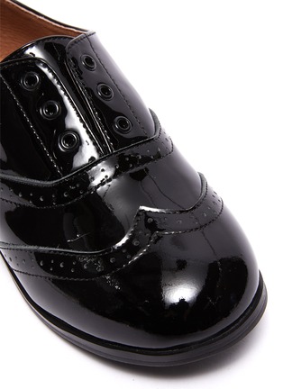 Detail View - Click To Enlarge - AGE OF INNOCENCE - Elenor' patent leather toddler brogue shoes