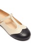 Detail View - Click To Enlarge - AGE OF INNOCENCE - Kathryn' perforated detail kids leather ballerina flats