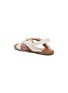 Detail View - Click To Enlarge - AGE OF INNOCENCE - Lexi' Ruffle Criss-cross Strap Slingback Kids Sandals