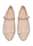 Figure View - Click To Enlarge - AGE OF INNOCENCE - Ellen' Bow Ankle Strap Kids Ballet Flats