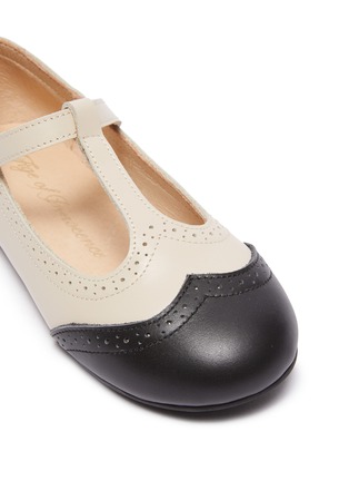 Detail View - Click To Enlarge - AGE OF INNOCENCE - Kathryn' perforated detail toddler leather ballerina flats
