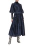 Figure View - Click To Enlarge - GABRIELA HEARST - x Lane Crawford 170th Collection 'Cervantes' pleated pocket shirt dress