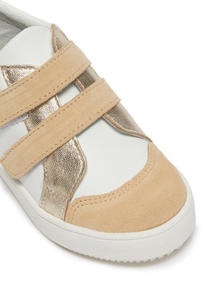 Detail View - Click To Enlarge - PATT'TOUCH - 'Armel' Double Velcro Strap Toddler Leather Sneakers