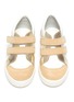 Figure View - Click To Enlarge - PATT'TOUCH - 'Armel' Double Velcro Strap Toddler Leather Sneakers