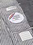 Detail View - Click To Enlarge - THOM BROWNE  - x Lane Crawford hand embroidered contrast trim suit