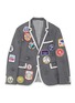 Front View - Click To Enlarge - THOM BROWNE  - x Lane Crawford hand embroidered contrast trim suit