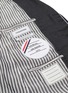 Detail View - Click To Enlarge - THOM BROWNE  - x Lane Crawford hand embroidered bicolour trim suit