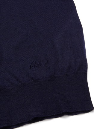  - BRIONI - Logo embroidered sweater