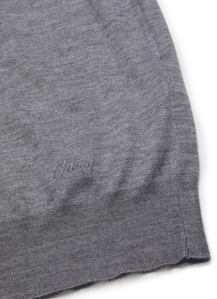  - BRIONI - Logo embroidered turtleneck sweater
