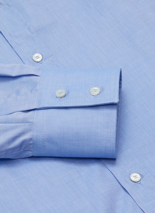  - BRUNELLO CUCINELLI - Spread collar cotton twill shirt