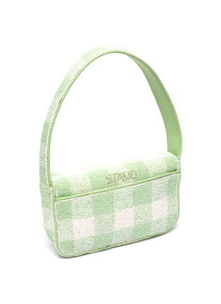Detail View - Click To Enlarge - STAUD - Tommy' beaded check print shoulder bag