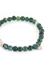 Detail View - Click To Enlarge - TATEOSSIAN - Mossagate bead silver disc bracelet