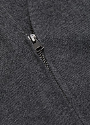  - VINCE - Side Stripe Cotton Cashmere Full Zip Hoodie