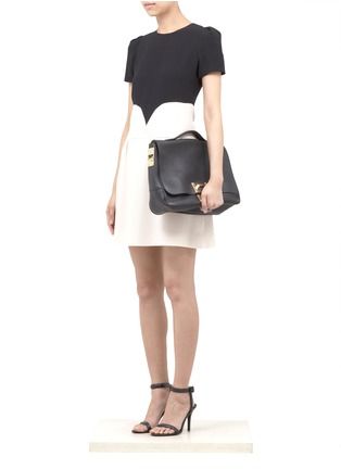 Figure View - Click To Enlarge - SOPHIE HULME - Leather satchel