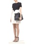 Figure View - Click To Enlarge - SOPHIE HULME - Leather satchel