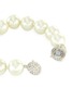 Detail View - Click To Enlarge - KENNETH JAY LANE - Pearl crystal embellished bracelet