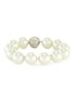 Main View - Click To Enlarge - KENNETH JAY LANE - Pearl crystal embellished bracelet