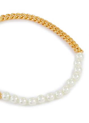 Detail View - Click To Enlarge - KENNETH JAY LANE - Pearl chain necklace