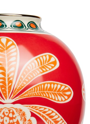 Detail View - Click To Enlarge - LA DOUBLEJ - x Ancap Medium Bubble Vase – Big Pineapple Bordeaux