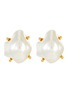 Main View - Click To Enlarge - KENNETH JAY LANE - Baroque pearl clip earrings