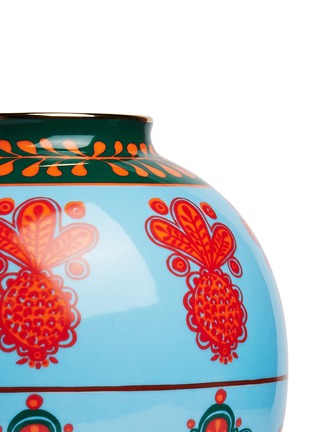 Detail View - Click To Enlarge - LA DOUBLEJ - x Ancap Medium Bubble Vase – Pineapple Azzurro