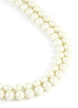 Detail View - Click To Enlarge - KENNETH JAY LANE - Pearl double string necklace