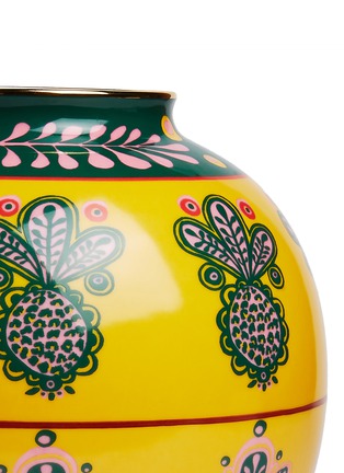 Detail View - Click To Enlarge - LA DOUBLEJ - x Ancap Medium Bubble Vase – Pineapple Giallo