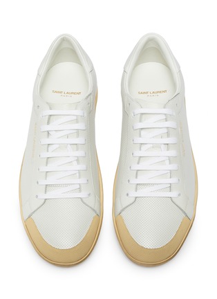 Detail View - Click To Enlarge - SAINT LAURENT - 'Court Classic SL/39' Low-top Leather Sneakers