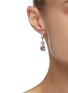 Figure View - Click To Enlarge - CZ BY KENNETH JAY LANE - Cushion Cut Cubic Zirconia Radiant Lever Back Earrings
