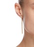 Figure View - Click To Enlarge - CZ BY KENNETH JAY LANE - Cubic Zirconia Bar Curb Chain Drop Earrings