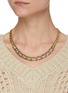Figure View - Click To Enlarge - CZ BY KENNETH JAY LANE - Cubic Zirconia Flat Chain Necklace