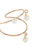Detail View - Click To Enlarge - OLIVIA YAO - 'POLLIO' Freshwater Pearl Charm 14k Gold Plated Single Ear Cuff