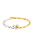 Main View - Click To Enlarge - OLIVIA YAO - 'OURO' Knotted Gold Plated Double Chain Bracelet