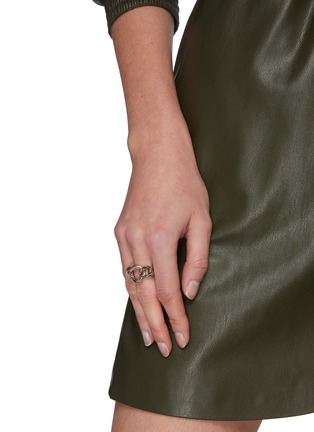 Figure View - Click To Enlarge - OLIVIA YAO - 'Ouro Gradient ' chain ring